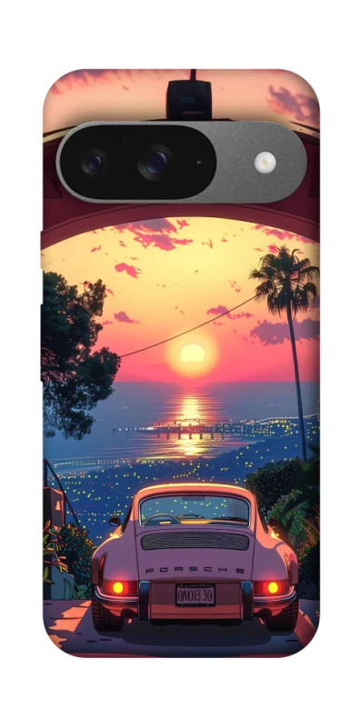 Чехол на Google Pixel 10 Porsche at sunset фото 1 из 1