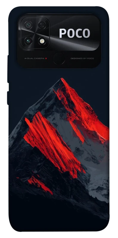 Чохол на Xiaomi Poco C40 Red mountain фото 1 з 1