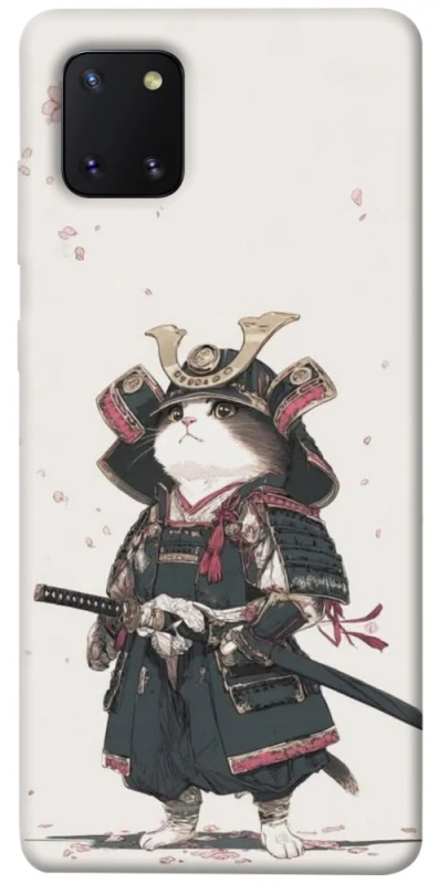 Чехол на Samsung Galaxy Note 10 Lite (A81) Samurai Cat Warrior фото 1 из 1