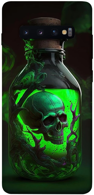 Чехол на Samsung Galaxy S10+ Skull bottle фото 1 из 1