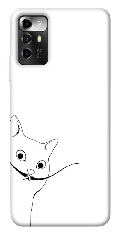 Чохол на ZTE Blade A72 Кіт Дали фото 1 з 1