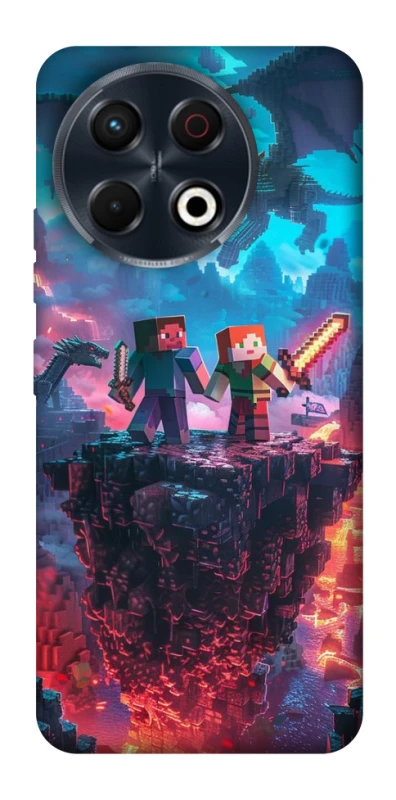 Чохол на TECNO Spark 30 Pro (KL7) Minecraft v3 фото 1 з 1