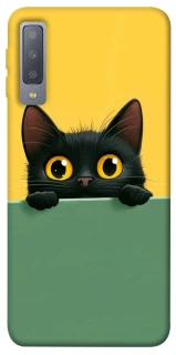 Чохол на Samsung A750 Galaxy A7 (2018) Black cat v2 фото 1 з 1