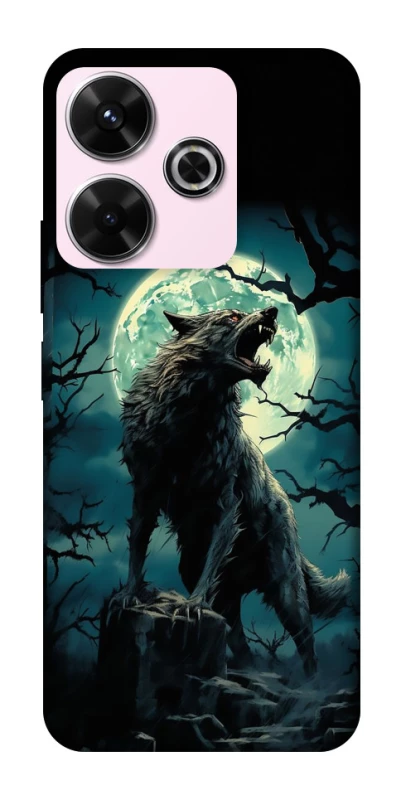 Чохол на Xiaomi Redmi 13 4G Вовк під місяцем фото 1 з 1