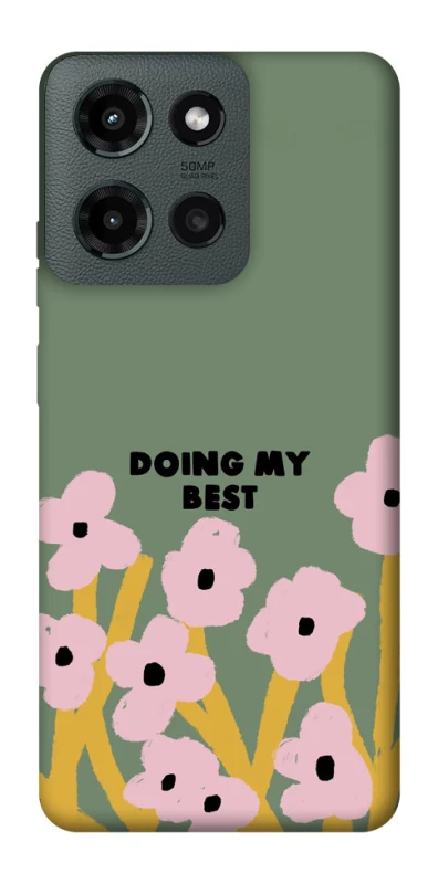 Чохол на Motorola Moto G Power (2025) Doing my best фото 1 з 1