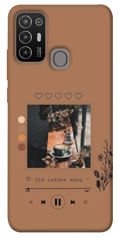 Чехол на ZTE Blade A52 Coffee player фото 1 из 1