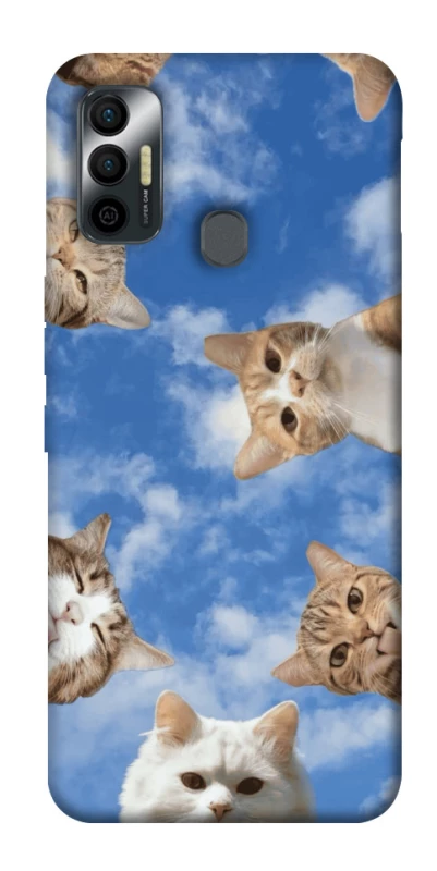 Чохол на TECNO Spark 7 Сats фото 1 з 1