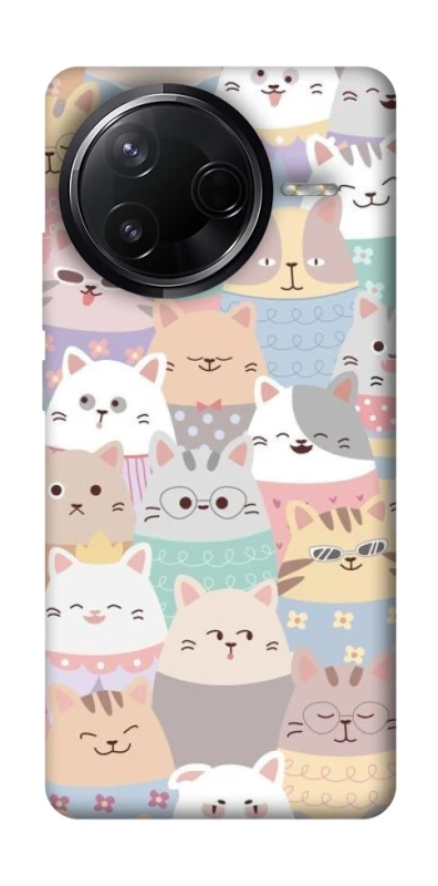 Чехол на Infinix Note 50 Pro Funny Kittens ver.2 фото 1 из 1