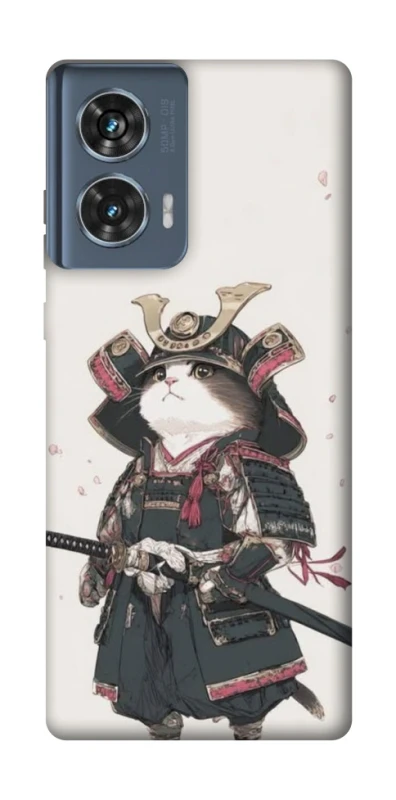 Чохол на Motorola Edge 50 Samurai Cat Warrior фото 1 з 1