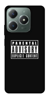 Чехол на Realme C61 Parental Advisory Label фото 1 из 1