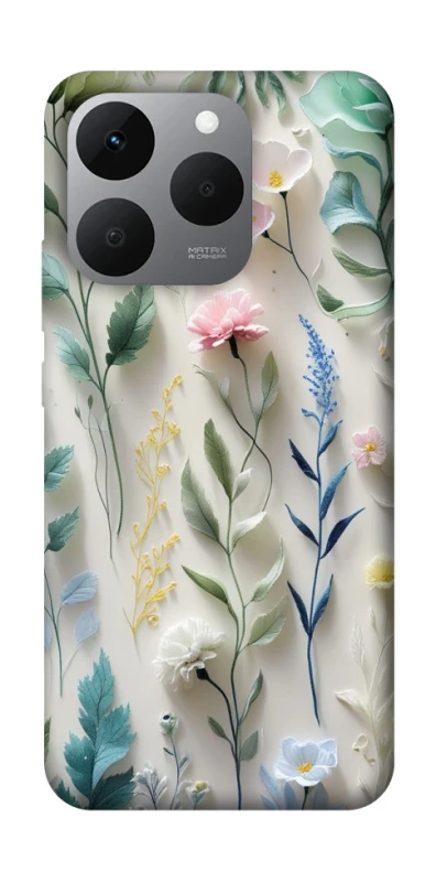 Чохол на Realme 15T Floral design ver.3 фото 1 з 1