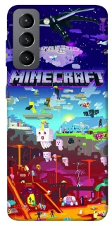 Чехол на Samsung Galaxy S21 FE Minecraft world фото 1 из 1