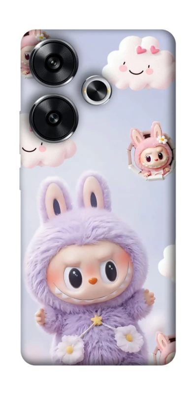Чохол на Xiaomi Poco F6 Labubu & clouds фото 1 з 1