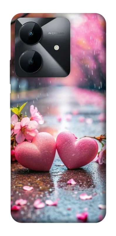 Чехол на Realme Note 60x Pink heart фото 1 из 1