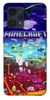 Чехол на Realme 9 4G / 9 Pro+ Minecraft world фото 1 из 1