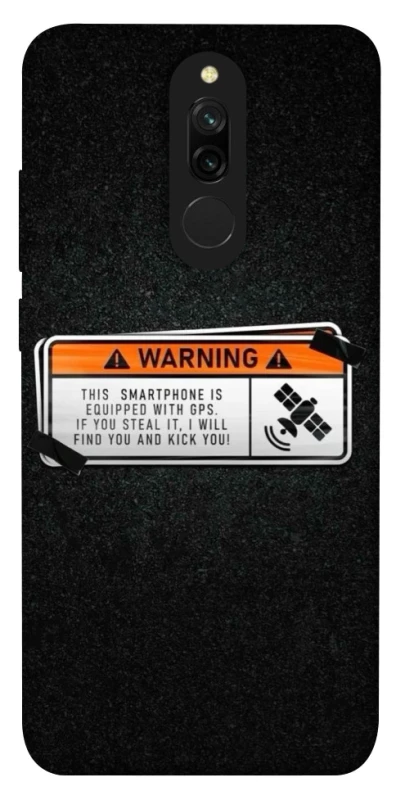Чохол на Xiaomi Redmi 8 Warning фото 1 з 1