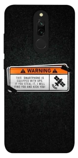 Чохол на Xiaomi Redmi 8 Warning фото 1 з 1