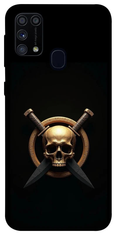 Чехол на Samsung Galaxy M31 Golden Skull фото 1 из 1