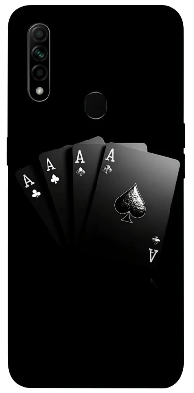 Чохол на Oppo A31 Black Cards фото 1 з 1