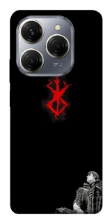 Чехол на TECNO Spark 20 Pro berserk black фото 1 из 1