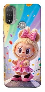 Чохол на Motorola Moto E20 Labubu rainbow фото 1 з 1