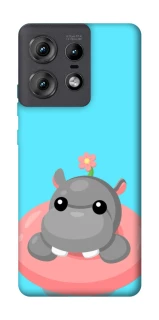 Чехол на Motorola Edge 50 Pro Adopt Me Hippo Floatie фото 1 из 1