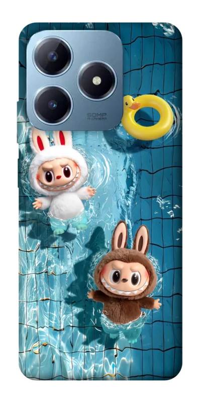 Чохол на Realme C63 Labubu in the pool фото 1 з 1