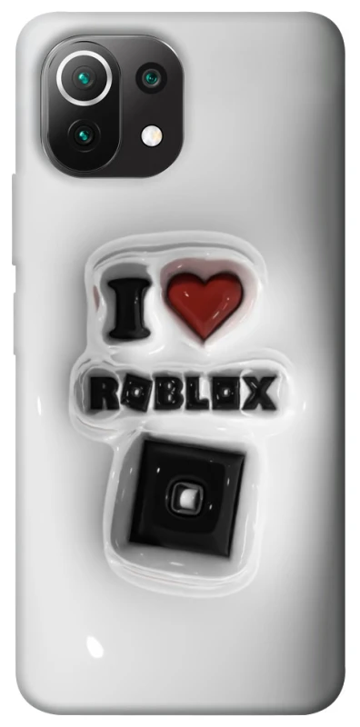 Чохол на Xiaomi Mi 11 Lite I love Roblox фото 1 з 1