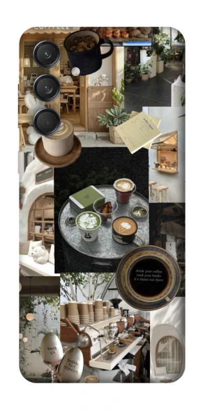 Чохол на Samsung Galaxy M55 Coffee collage ver.4 фото 1 з 1