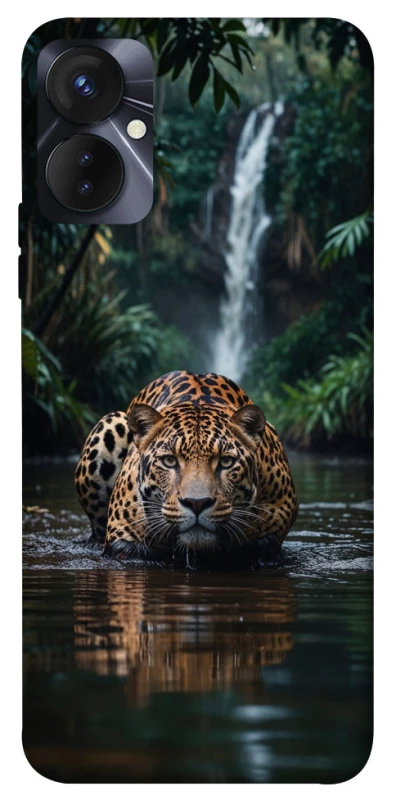 Чохол на TECNO Spark 9 Pro (KH7n) Leopard in water фото 1 з 1