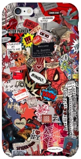 Чехол на Apple iPhone 6/6s (4.7") spiderman comics фото 1 из 1