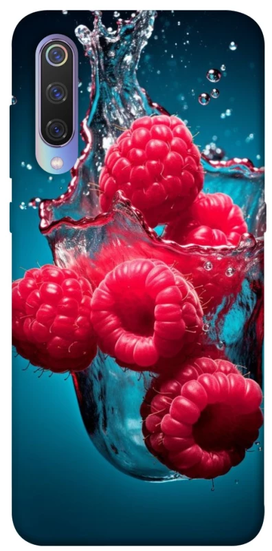 Чехол на Xiaomi Mi 9 Малинка в воде фото 1 из 1