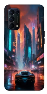 Чехол на Oppo Reno 5 4G Cyber city фото 1 из 1