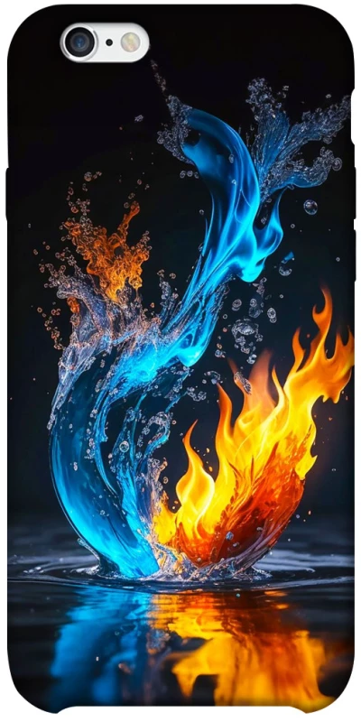 Чехол на Apple iPhone 6/6s plus (5.5") Water And Fire фото 1 из 1
