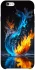 Чехол на Apple iPhone 6/6s plus (5.5") Water And Fire фото 1 из 1