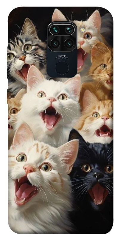 Чохол на Xiaomi Redmi Note 9 / Redmi 10X Коти фото 1 з 1