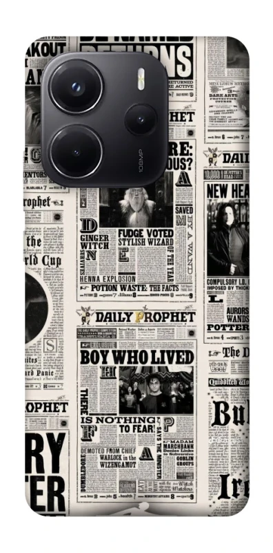 Чохол на Xiaomi Redmi Note 14 4G (Europe version) Harry Potter newspaper фото 1 з 1
