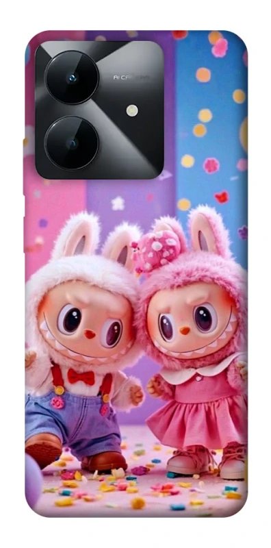 Чехол на Realme Note 60x Labubu twins ver.3 фото 1 из 1