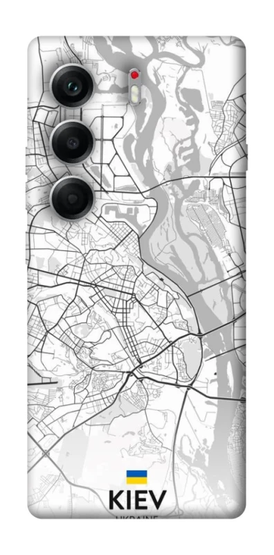 Чехол на Tecno Camon 40 Kiev white map фото 1 из 1