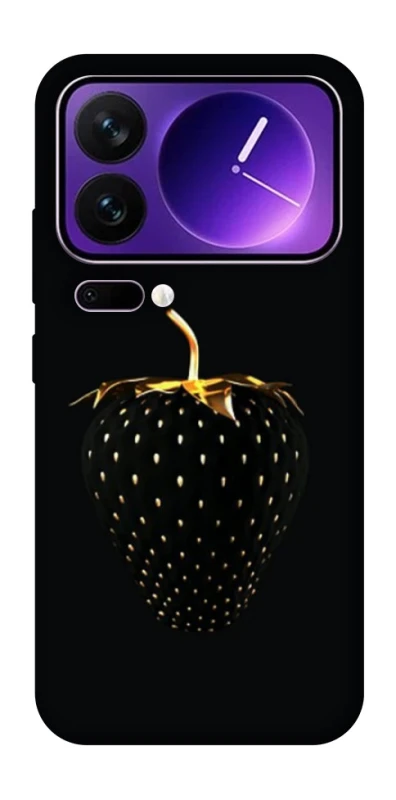 Чохол на Xiaomi 17 Pro Max Чорна полуниця фото 1 з 1