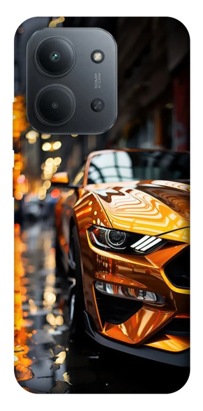 Чохол на Xiaomi Redmi 15C (EU) Golden sports car фото 1 з 1