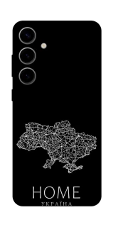 Чохол на Samsung Galaxy S25 Ukraine black map фото 1 з 1