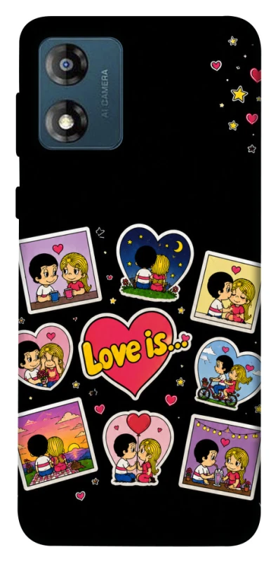 Чохол на Motorola Moto E13 Love is ver.2 фото 1 з 1