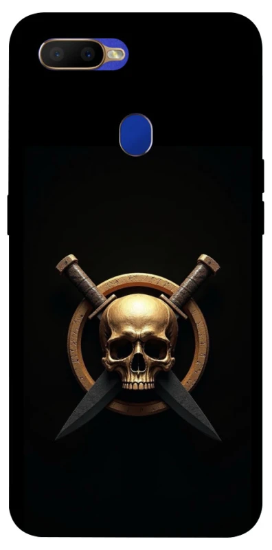 Чохол на Oppo A5s Golden Skull фото 1 з 1
