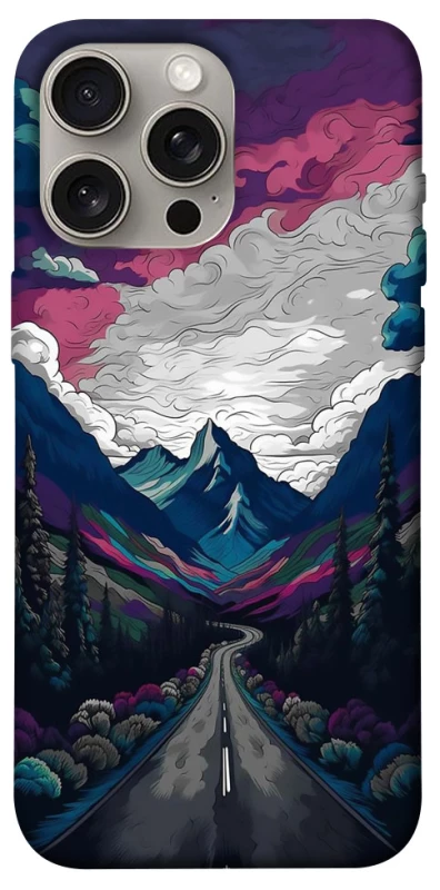 Чохол на Apple iPhone 15 Pro Max (6.7") Намальовані гори фото 1 з 1