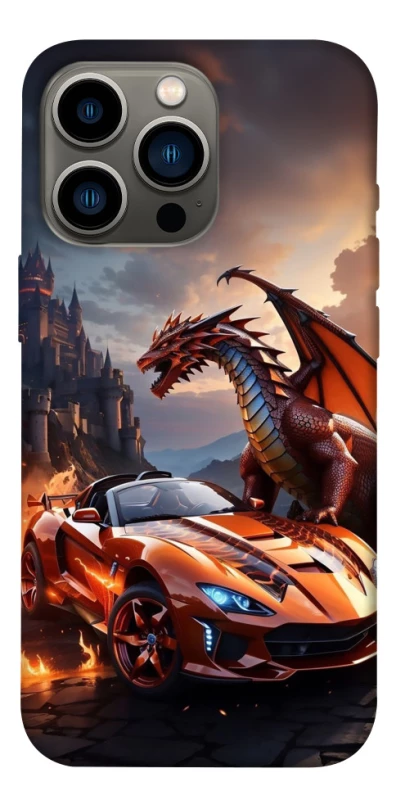 Чехол на Apple iPhone 13 Pro (6.1") Сar and dragon фото 1 из 1