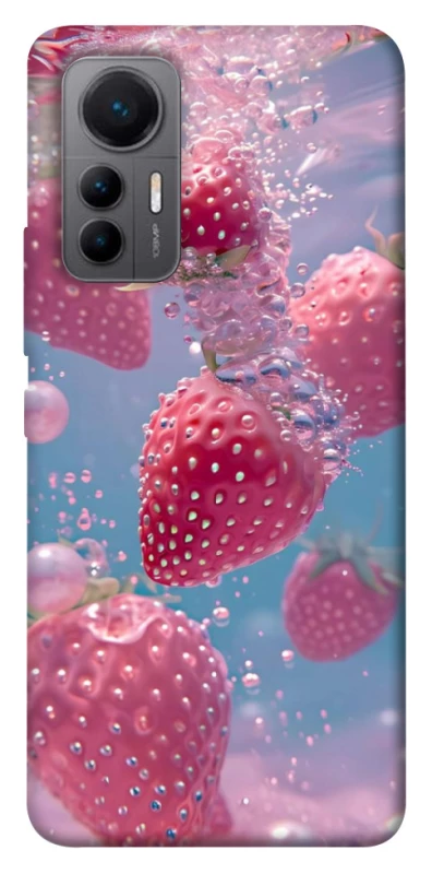 Чохол на Xiaomi 12 Lite Полуниця в воді фото 1 з 1