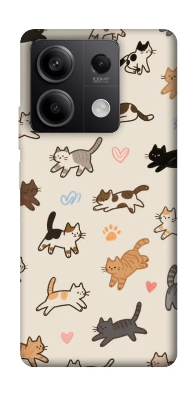 Чохол на Xiaomi Redmi Note 13 5G Cat style ver.2 фото 1 з 1