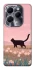Чохол на Infinix Hot 40 cat on a field фото 1 з 1