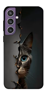 Чехол на Samsung Galaxy S23 FE Кот-подглядыватель v2 фото 1 из 1